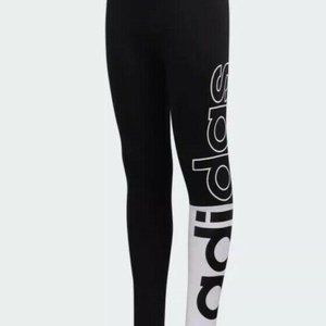 Adidas Linear Split Tights Black Sz 3T NWT